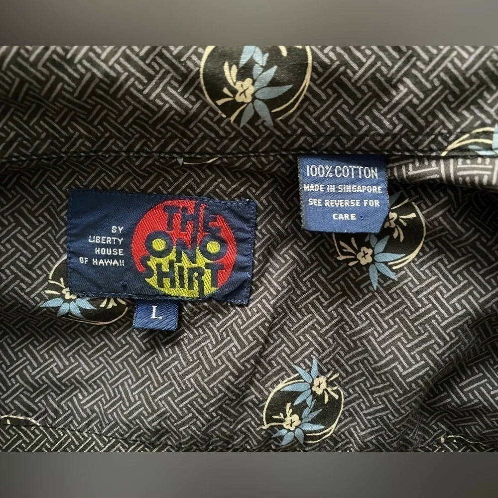 Vtg The ONO Shirt by Liberty House Aloha Hawaiian Shirt Men L Large
